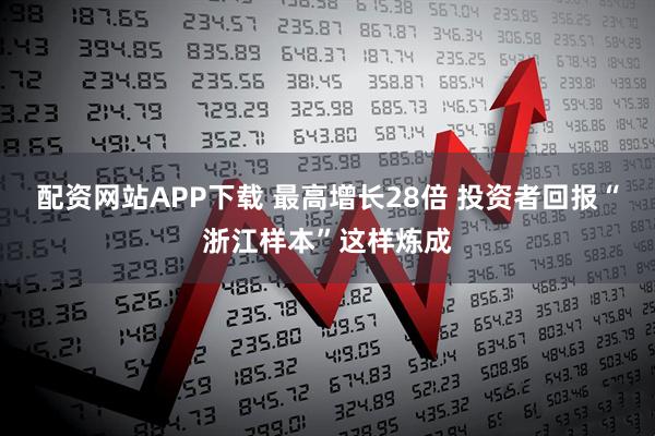 配资网站APP下载 最高增长28倍 投资者回报“浙江样本”这样炼成